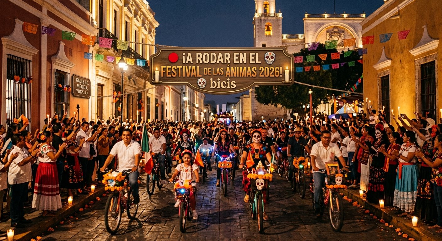 Prepara la bici y el disfraz: Anuncian la Rodada y BiciRuta Nocturna de las Ánimas 2026